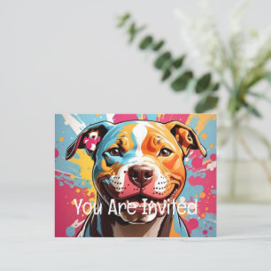 Staffordshire Birthday Einladungspostkarte