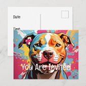 Staffordshire Birthday Einladungspostkarte (Vorne/Hinten)