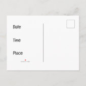 Staffordshire Birthday Einladungspostkarte (Rückseite)