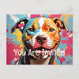 Staffordshire Birthday Einladungspostkarte