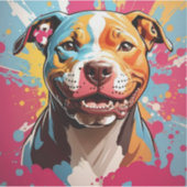 Staffordshire Birthday Fun Aufkleber (Vorderseite)