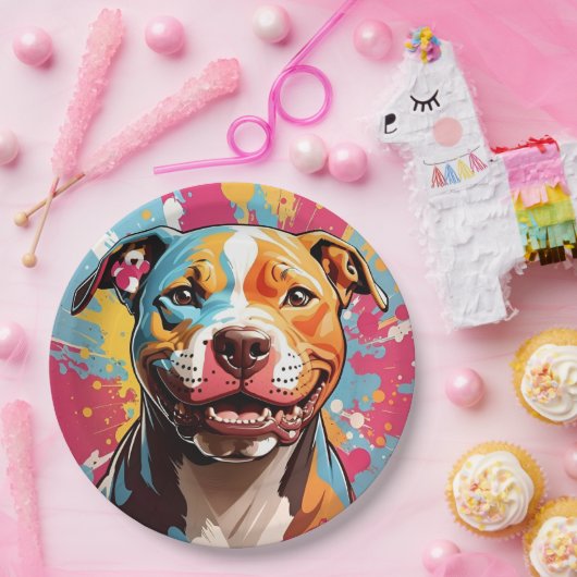 Staffordshire Birthday Fun Pappteller (Party)