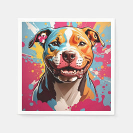 Staffordshire Birthday Fun Serviette