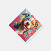 Staffordshire Birthday Fun Serviette (Ecke)