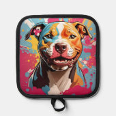 Staffordshire Birthday Fun Topflappen (Vorderseite)