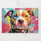 Staffordshire Birthday Lebensmitteletikett (Einzelnes Label)