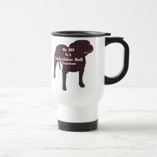 Staffordshire Bull Terrier BESTE FREUNDIN Geschenk Reisebecher