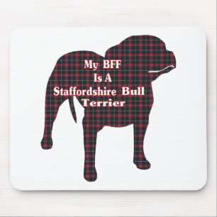 Staffordshire Bull Terrier BFF-Geschenke Mousepad
