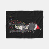 Staffordshire Bull Terrier Christmas Graphics Dog  Fleecedecke (Vorderseite (Horizontal))