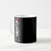 Staffordshire Bull Terrier Christmas Graphics Dog  Kaffeetasse (Vorderseite Links)