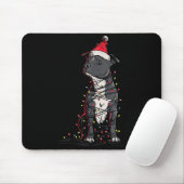 Staffordshire Bull Terrier Christmas Graphics Dog Mousepad (Mit Mouse)