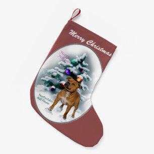 Staffordshire Bull Terrier Christmas Kleiner Weihnachtsstrumpf