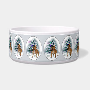 Staffordshire Bull Terrier Christmas Napf