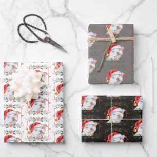Staffordshire Bull Terrier Dog Christmas Geschenkpapier Set