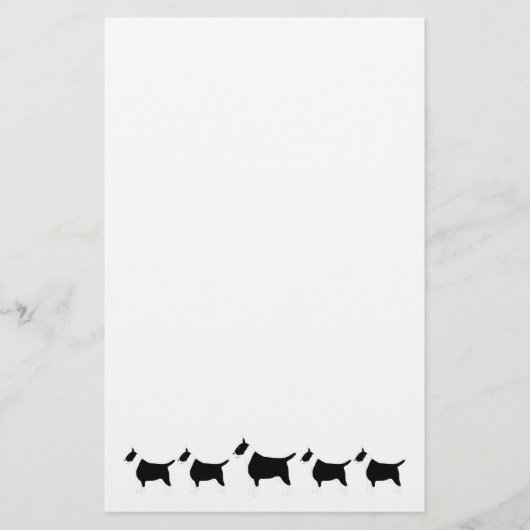 Staffordshire Bull Terrier Dog Design Briefpapier (Vorderseite)