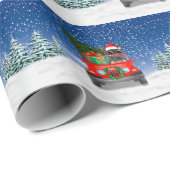 Staffordshire Bull Terrier dog mit Weihnachtsgesch Geschenkpapier (Rolleneckpunkt)