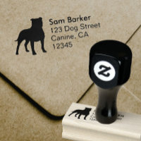 Staffordshire Bull Terrier Dog Rücksendeadresse