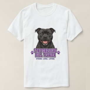 🐾 Staffordshire Bull Terrier Familienstolz 🐾 T-Shirt