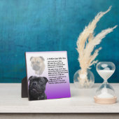 Staffordshire Bull Terrier Father Gedicht Plaque Fotoplatte (InSitu)