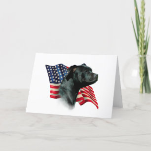 Staffordshire Bull Terrier Flag Karte