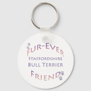 Staffordshire Bull Terrier Furever Friend Schlüsselanhänger