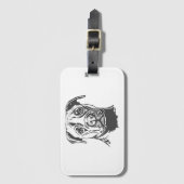 Staffordshire Bull Terrier Gepäckanhänger (Vorderseite Vertikal)