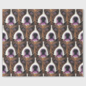 Staffordshire Bull Terrier Geschenkpapier (Flach)