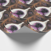 Staffordshire Bull Terrier Geschenkpapier (Ecke)