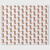 Staffordshire Bull Terrier Holiday Wrapping Paper Geschenkpapier (Flach)