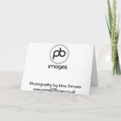 Staffordshire Bull Terrier Karte (Rückseite)