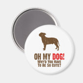 Staffordshire Bull Terrier Magnet (Vorderseite/Rückseite)