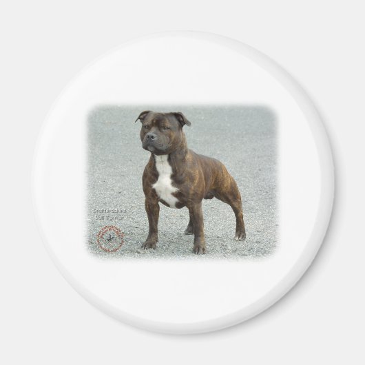 Staffordshire Bull Terrier Magnet (Vorne)