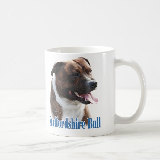 Staffordshire Bull Terrier Name Kaffeetasse (Rechts)
