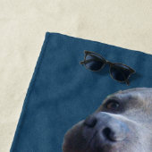 Staffordshire Bull Terrier On Denim , Beach Towel Strandtuch (Beispiel)