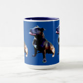 Staffordshire Bull Terrier Painted, Coffee Tasse (Zentrum)