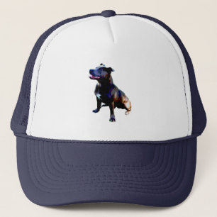 Staffordshire Bull Terrier Painted, Truckerkappe