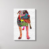 Staffordshire Bull Terrier - Patchwork Leinwanddruck (Vorderseite)