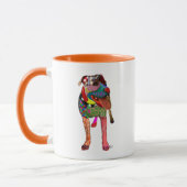 Staffordshire Bull Terrier - Patchwork Tasse (Links)