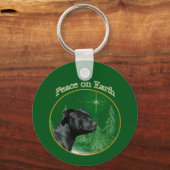 Staffordshire Bull Terrier Peace Schlüsselanhänger (Rückseite)