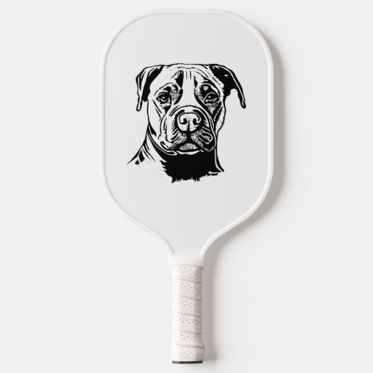 Staffordshire Bull Terrier Pickleball Schläger (Vorderseite)