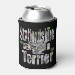 Staffordshire Bull Terrier Picture Logo, Dosenkühler