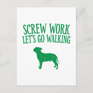 Staffordshire Bull Terrier Postkarte