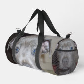 Staffordshire Bull Terrier Puppy Face, Duffle Bag (Rechte Ecke)