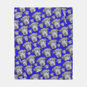 Staffordshire Bull Terrier Puppy Pattern, Mittel Fleecedecke (Vorderseite)