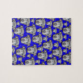 Staffordshire Bull Terrier Puppy Pattern, Puzzle (Horizontal)