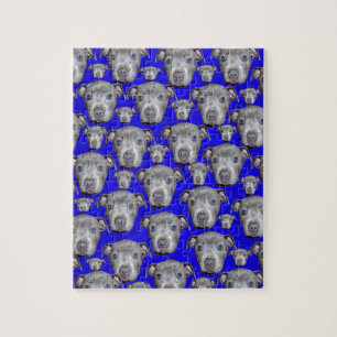 Staffordshire Bull Terrier Puppy Pattern, Puzzle