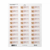Staffordshire Bull Terrier Return Address Labels (Vorne)