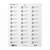 Staffordshire Bull Terrier Return Address Labels (Vorne)