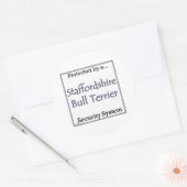 Staffordshire Bull Terrier Security Sticker (Umschlag)