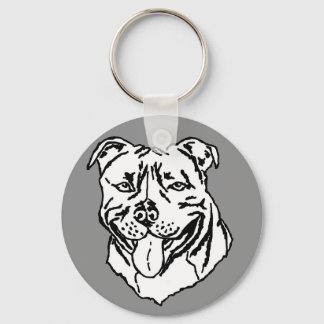Staffordshire Bull Terrier STAFFY Schlüsselanhänger